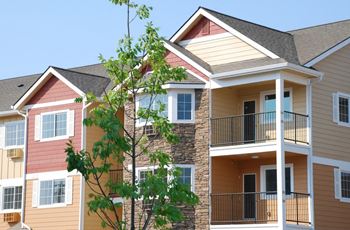 Outside apartments at quail springs 